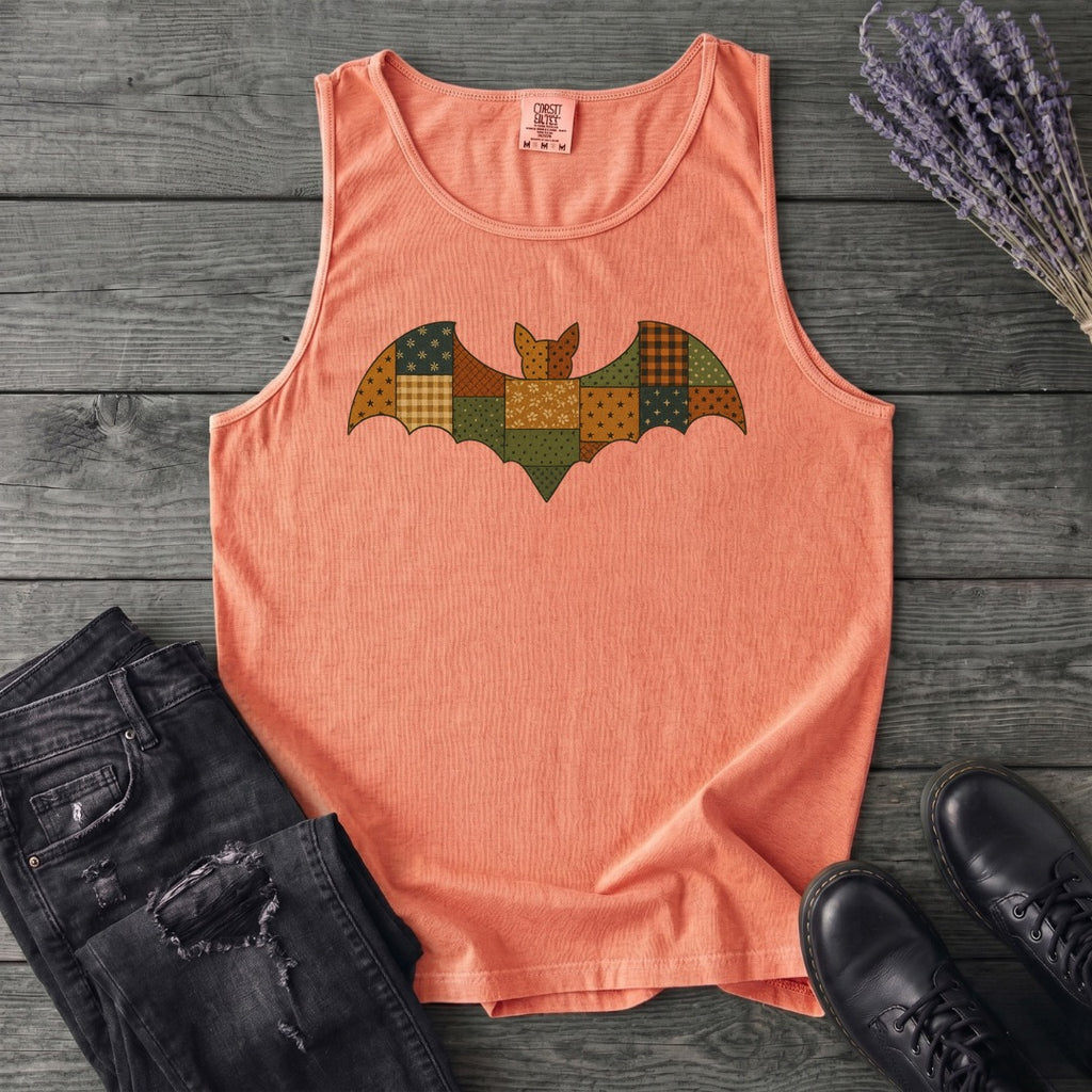 Patchwork Bat Tank Top
