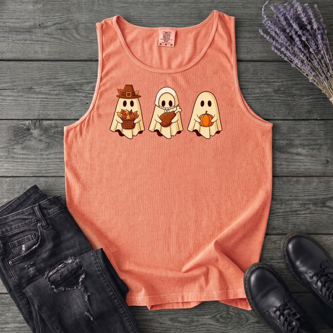 Thanksgiving Ghosts Tank Top