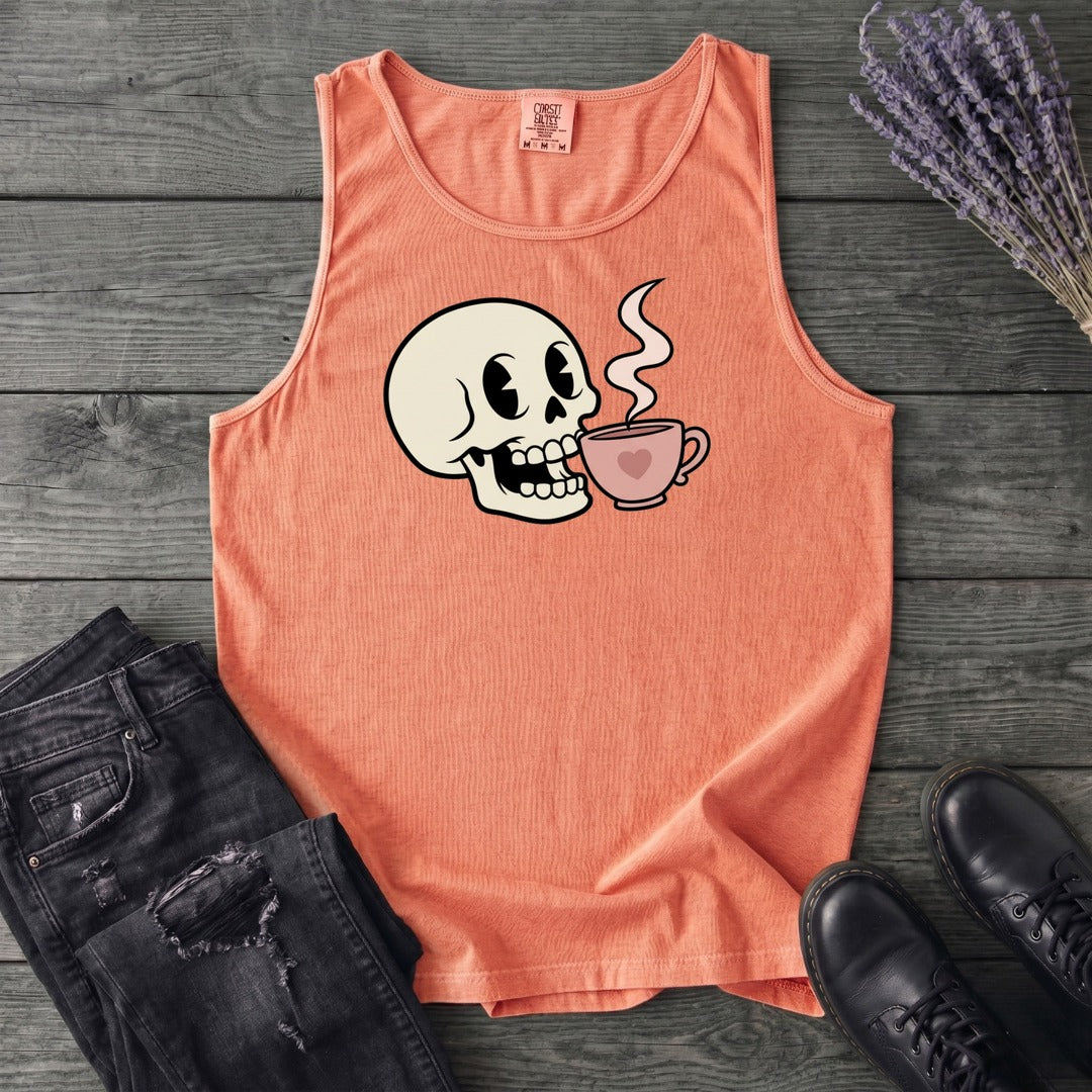Skull Sip Tank Top
