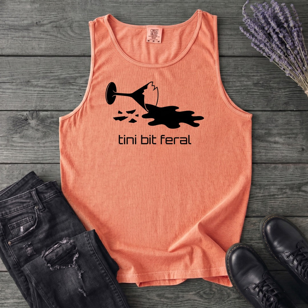 tini bit feral Tank Top