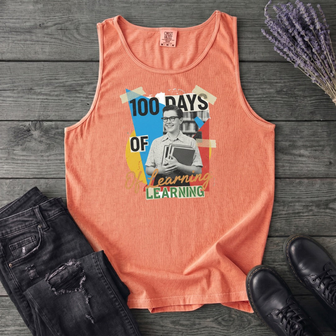 Old School 100 Days Of Learning Tank Top