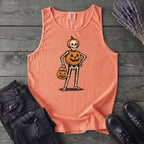 Skeleton Jack O Lantern Costume Tank Top