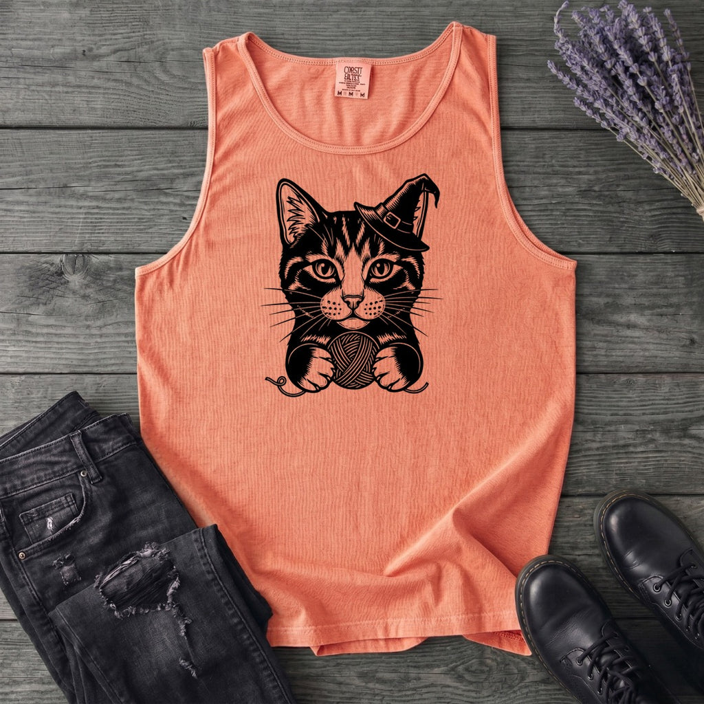 Witchy Yarn Cat Tank Top