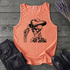 Cowboy Hat Skeleton Tank Top
