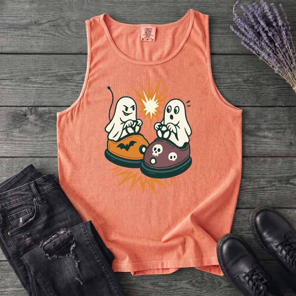Ghost Bumper Cars Tank Top