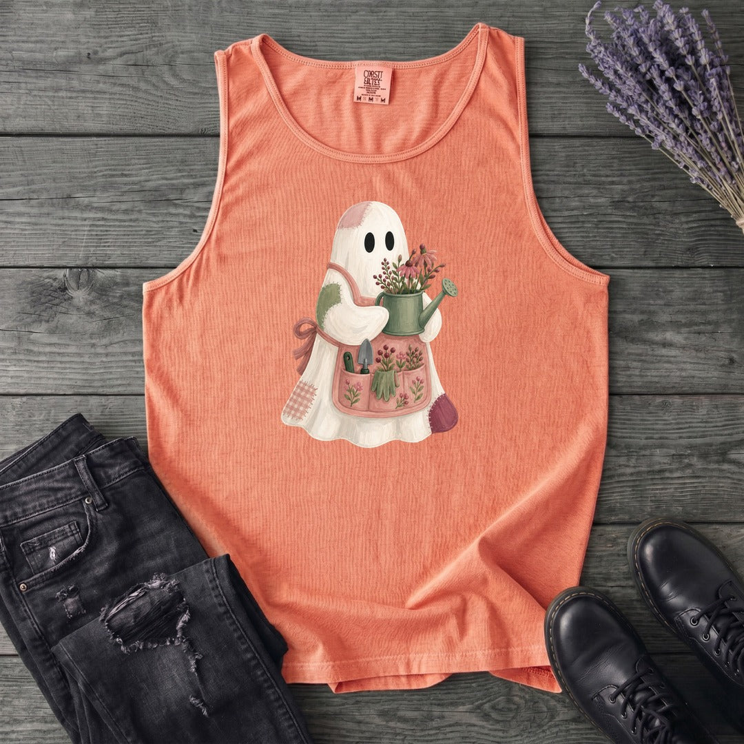 Patchwork Garden Ghost Tank Top