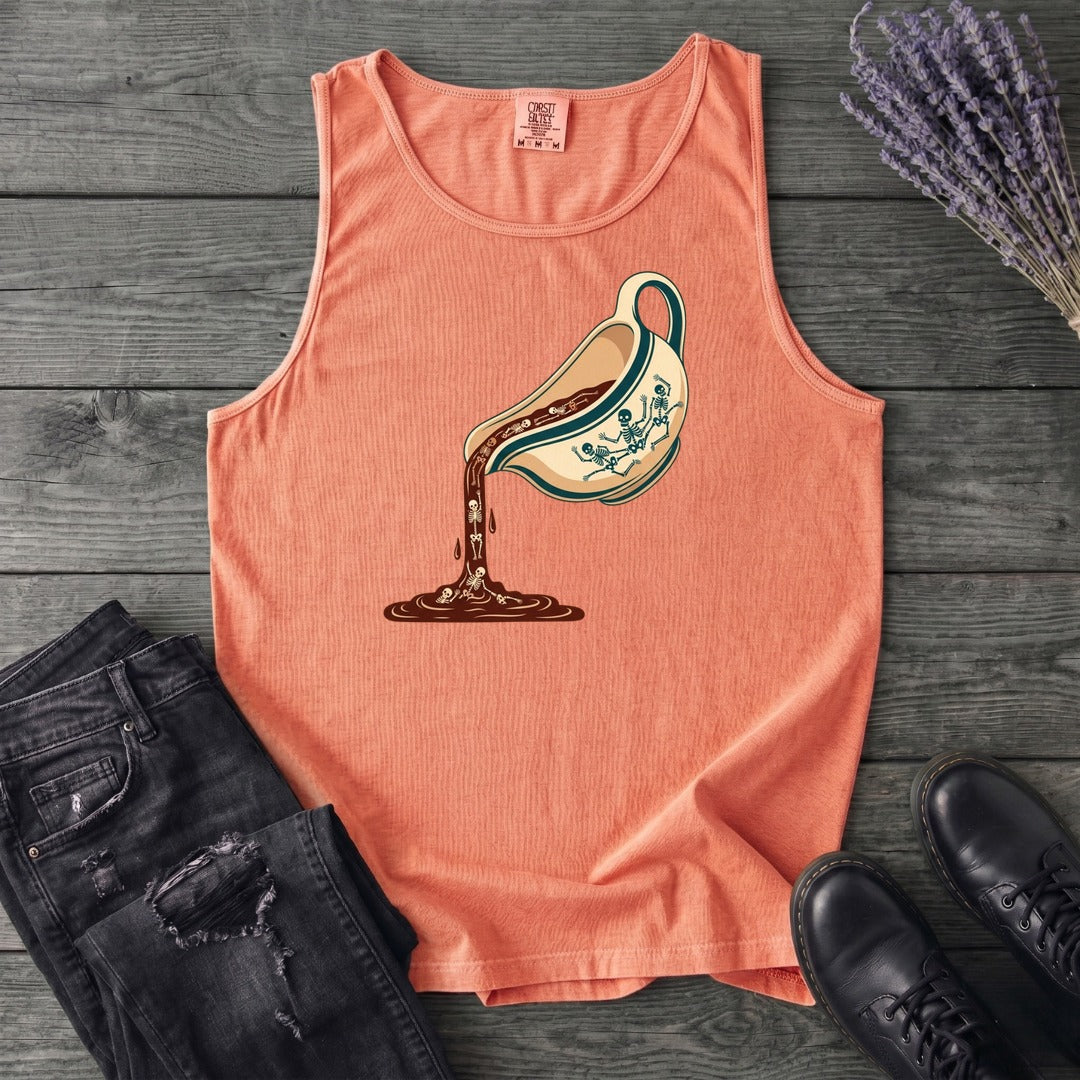 Skeleton Gravy Boat Tank Top