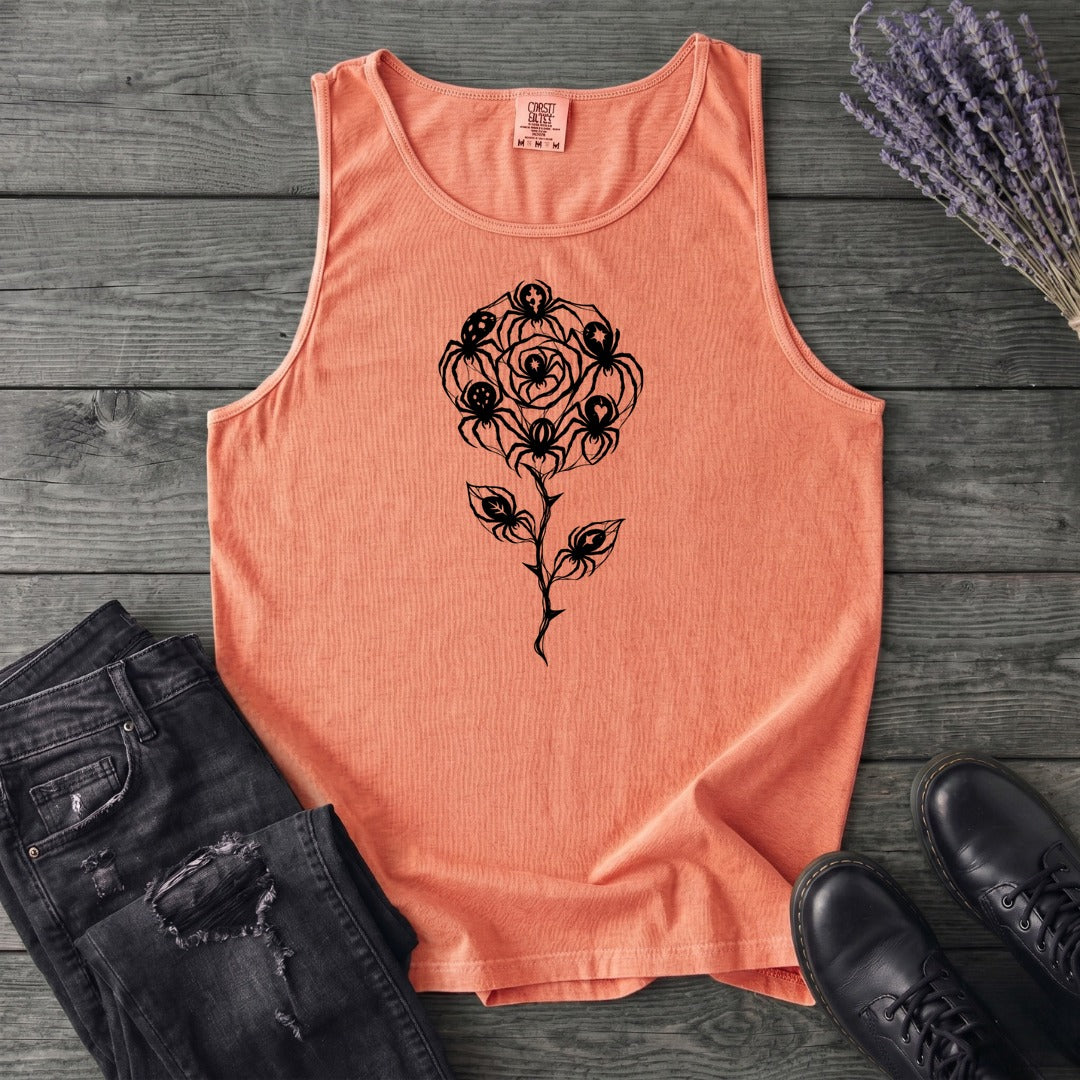 Spider Rose Tank Top