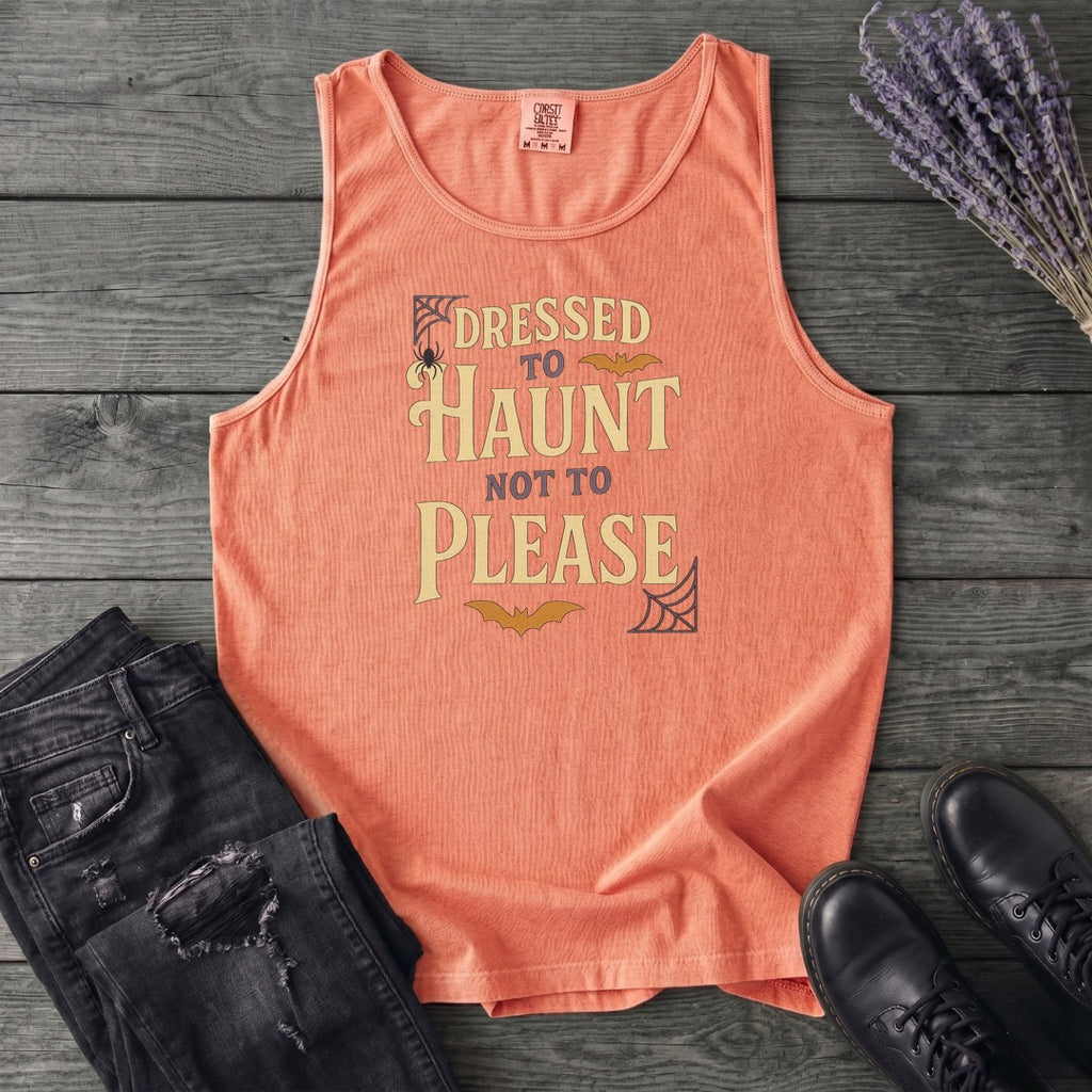 Dressed To Haunt Not To Please Tank Top