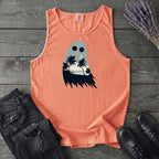 tropical ghost silhouette Tank Top
