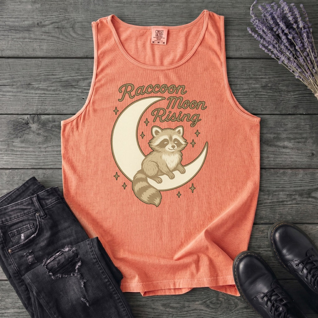 Raccoon Moon Rising Tank Top