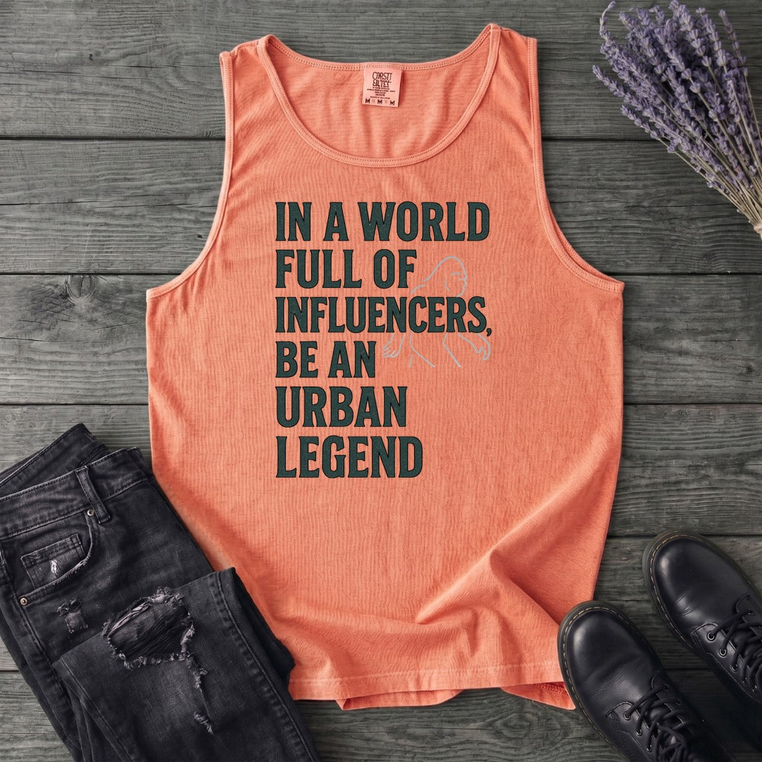 World Full Of Influencers Bigfoot Tank Top