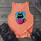 Cat Heart Mug Y2k 90s Tank Top