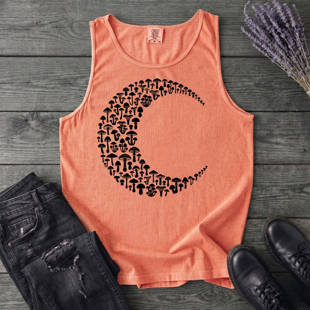moonlit mushrooms Tank Top