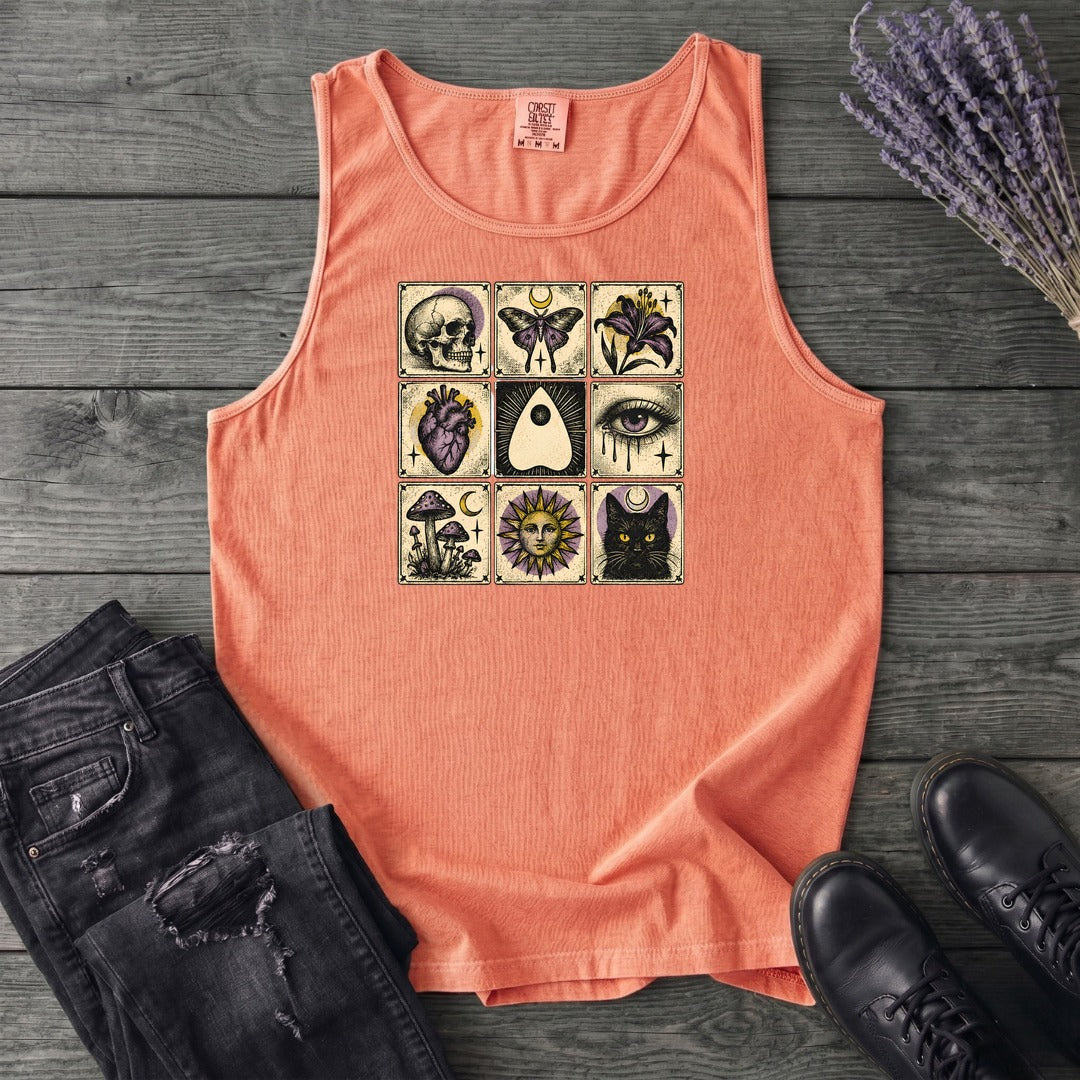 Occult Grid Tank Top