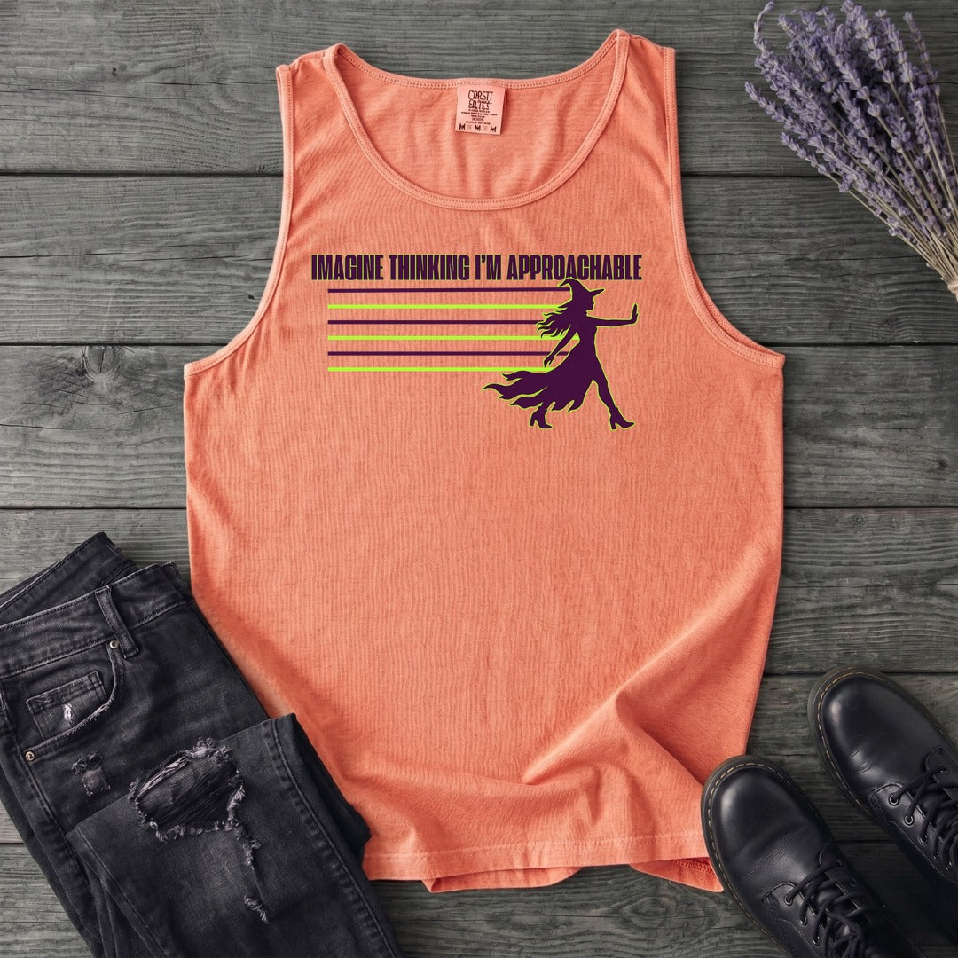 Imagine Thinking I'm Approachable Tank Top