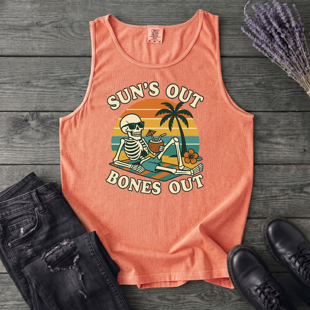 Suns Out Bones Out Tank Top