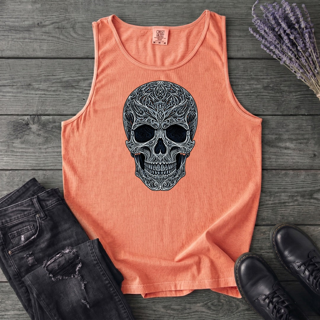 Filigree Skull Tank Top