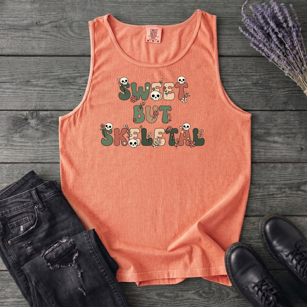 Sweet But Skeletal Tank Top