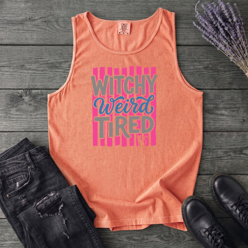 Witchy Weird Tired Tank Top