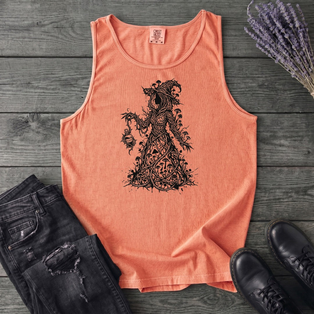 mushroom witch Tank Top