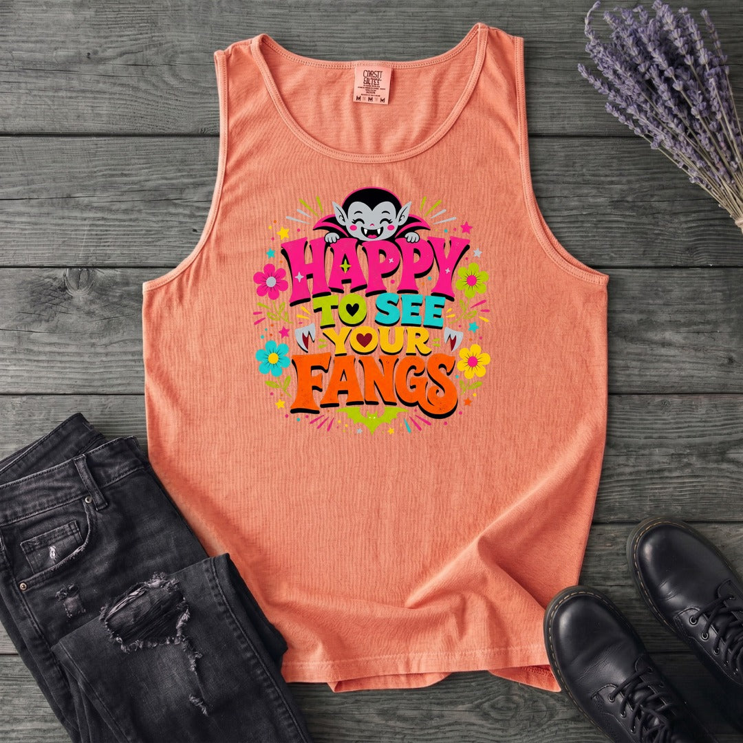 Happy To See Your Fangs Tank Top