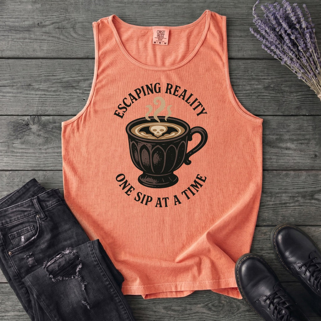 Escaping Reality One Sip At A Time Tank Top
