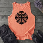 skeleton mandala Tank Top