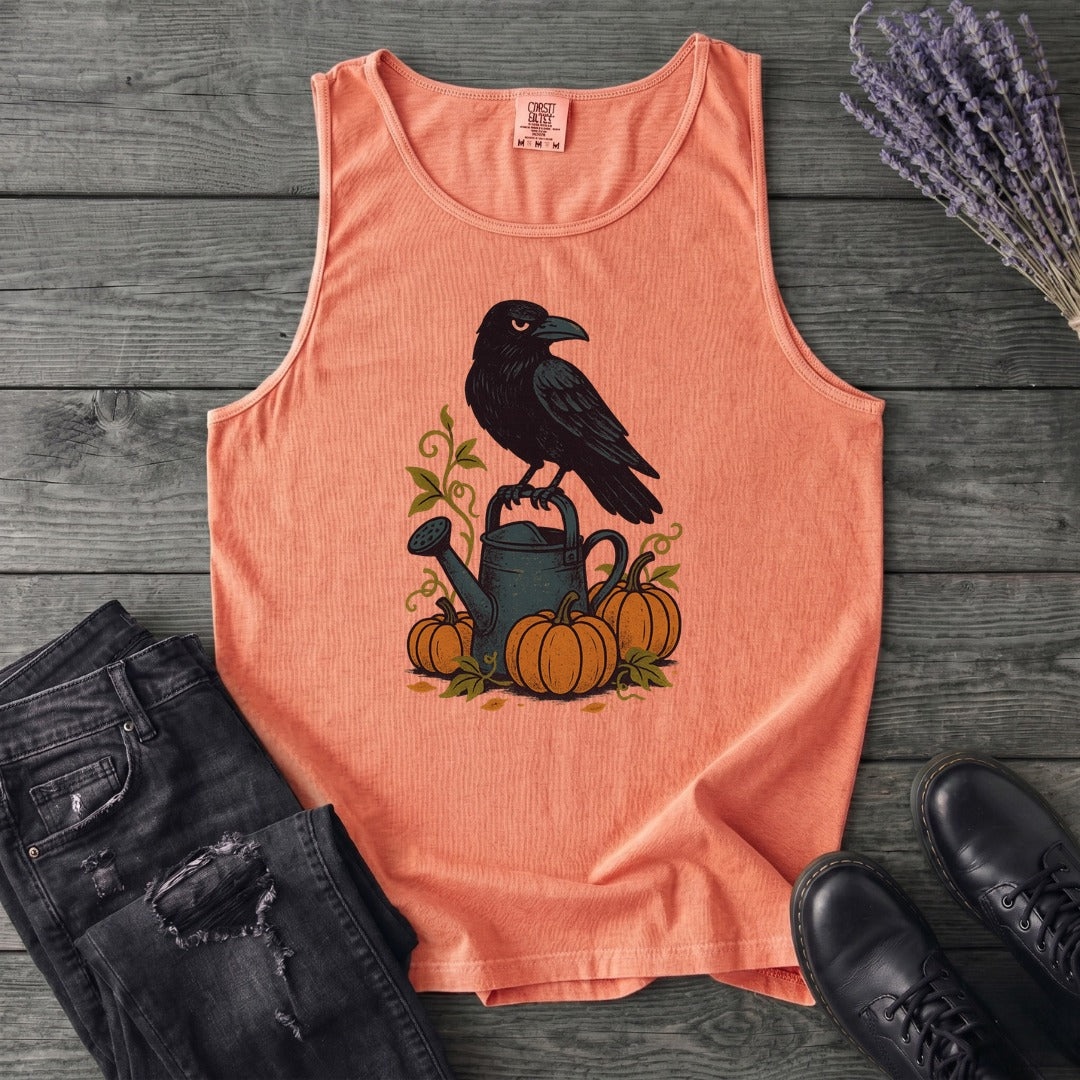 Raven Pumpkin Patch Tank Top