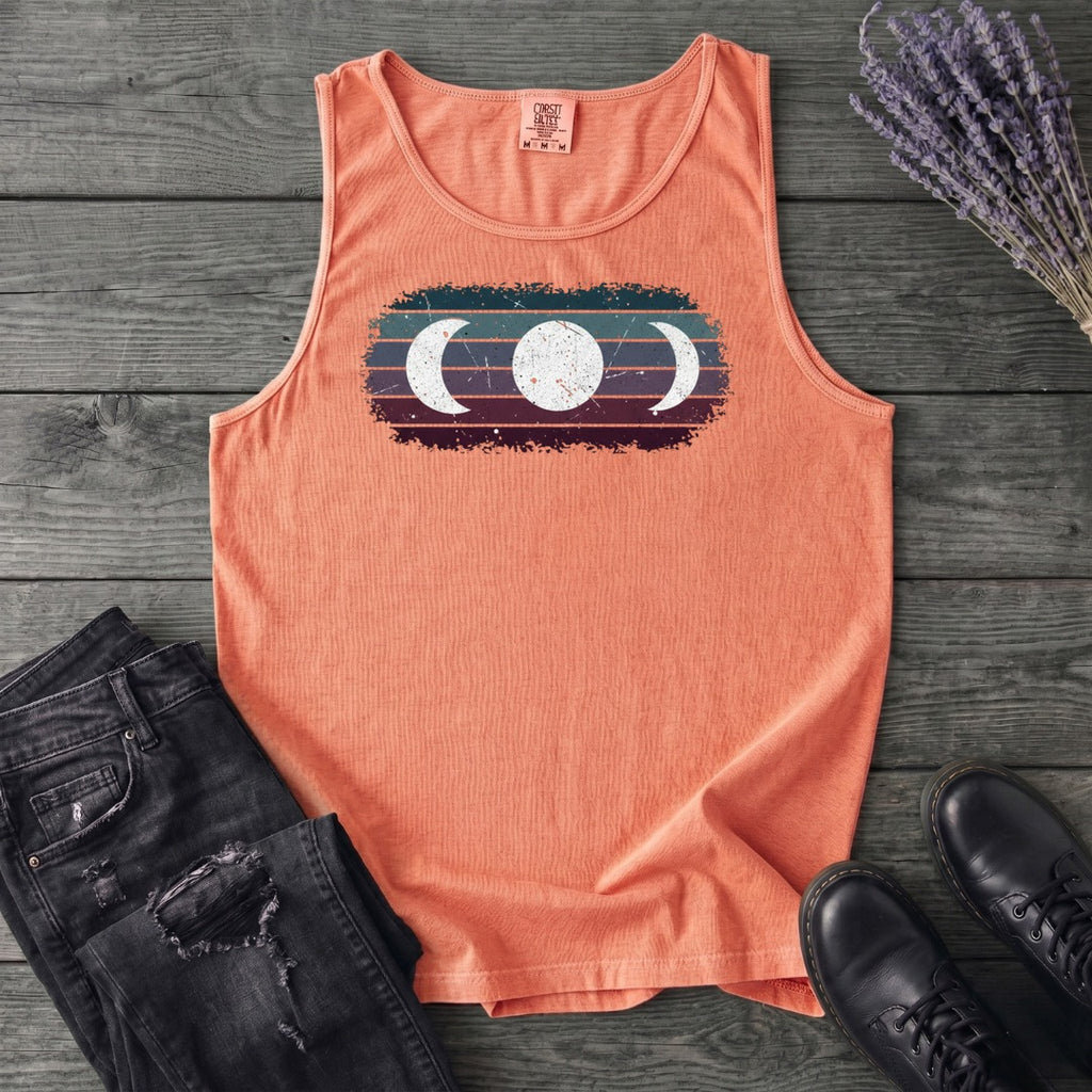 Grunge Moon Phase Trio Tank Top