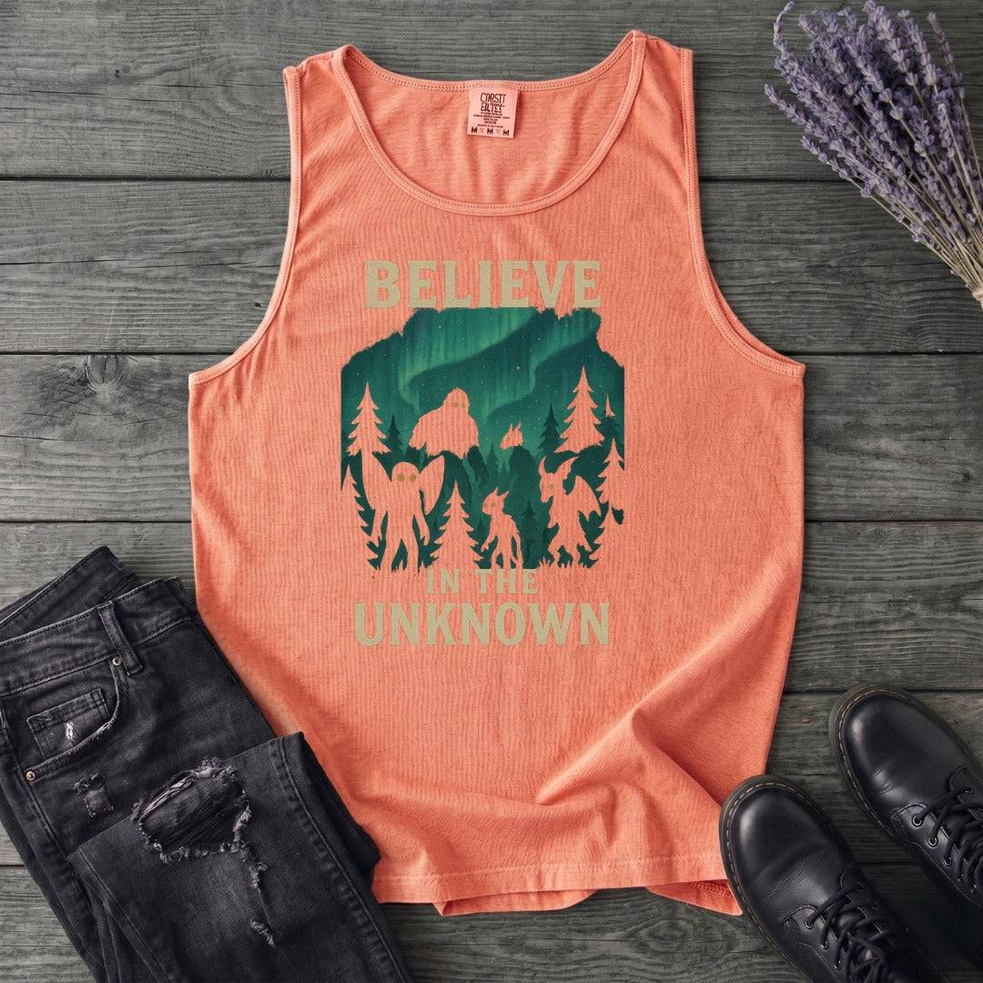Believe In The Unknown Tank Top
