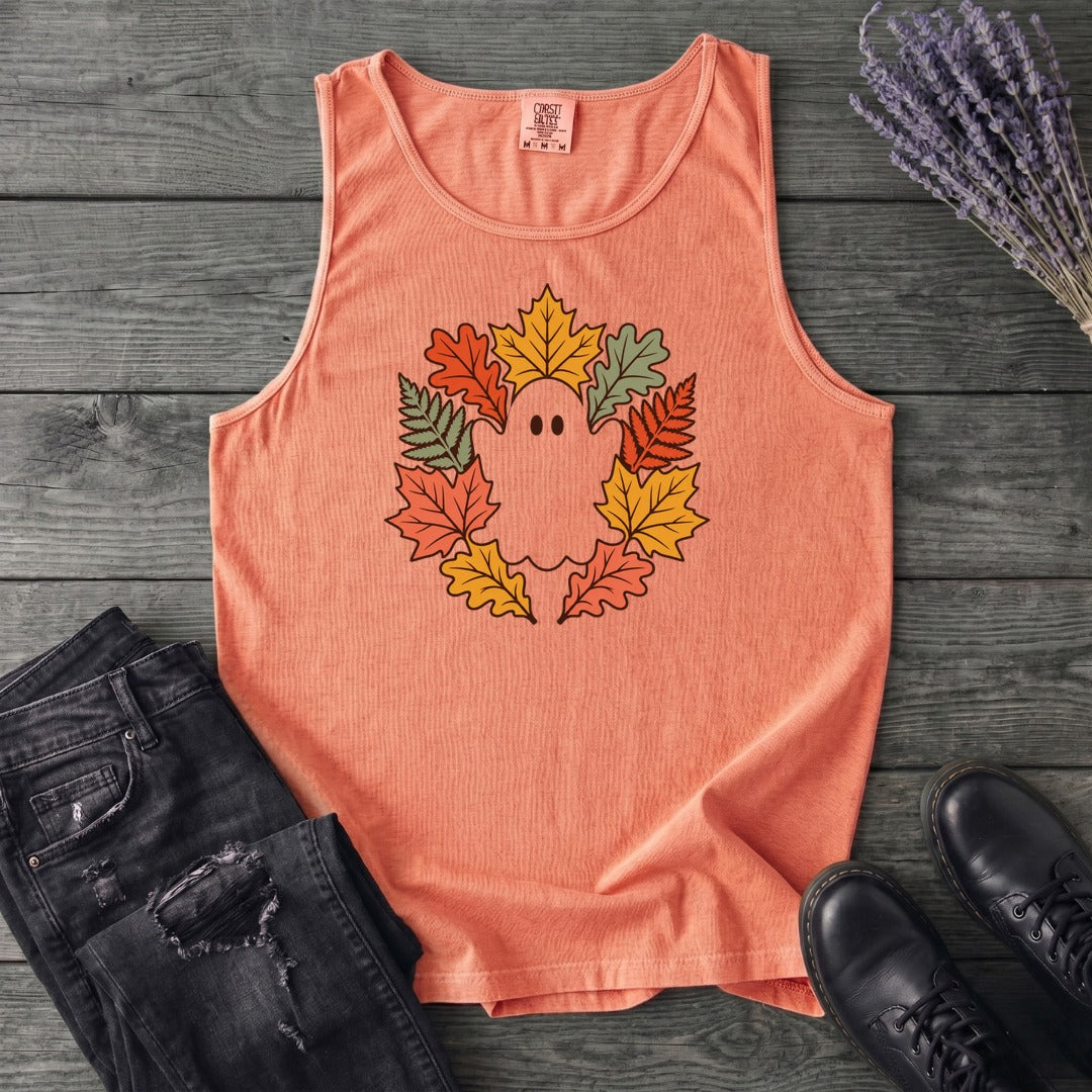 Ghost In The Leaves Tank Top