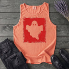 Grunge Stencil Ghost Tank Top