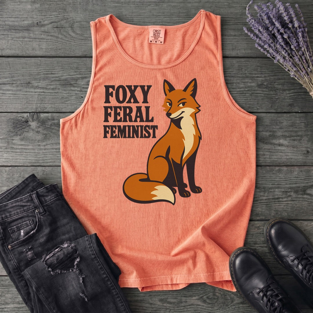 Foxy Feral Feminist Tank Top