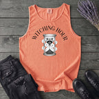 Witching Hour Raccoon Hourglass Tank Top