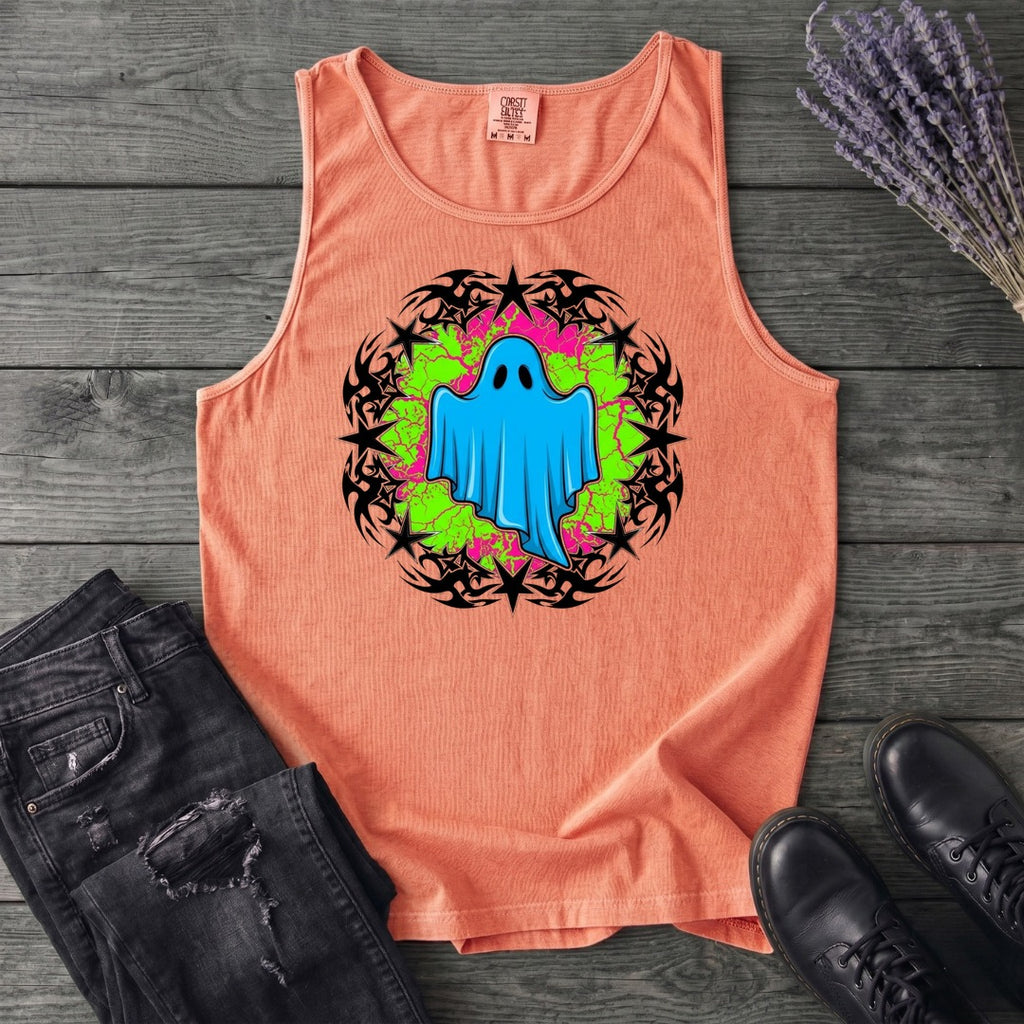 Grunge Star Ghost Tank Top
