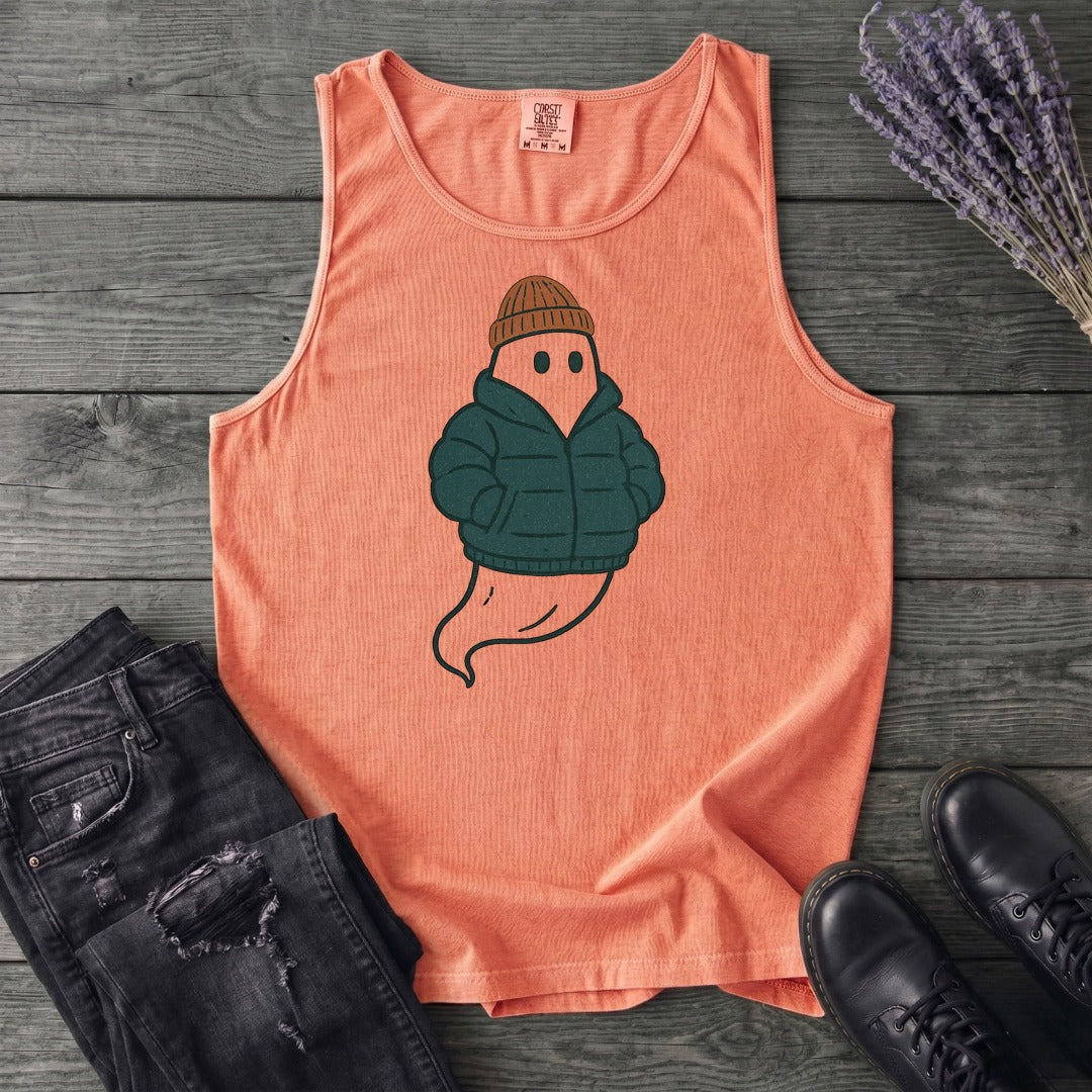 Puffer Coat Ghost Tank Top