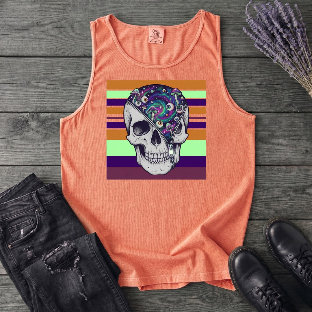 unzip your mind Tank Top