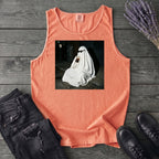 sheet ghost iced coffee curb meme Tank Top