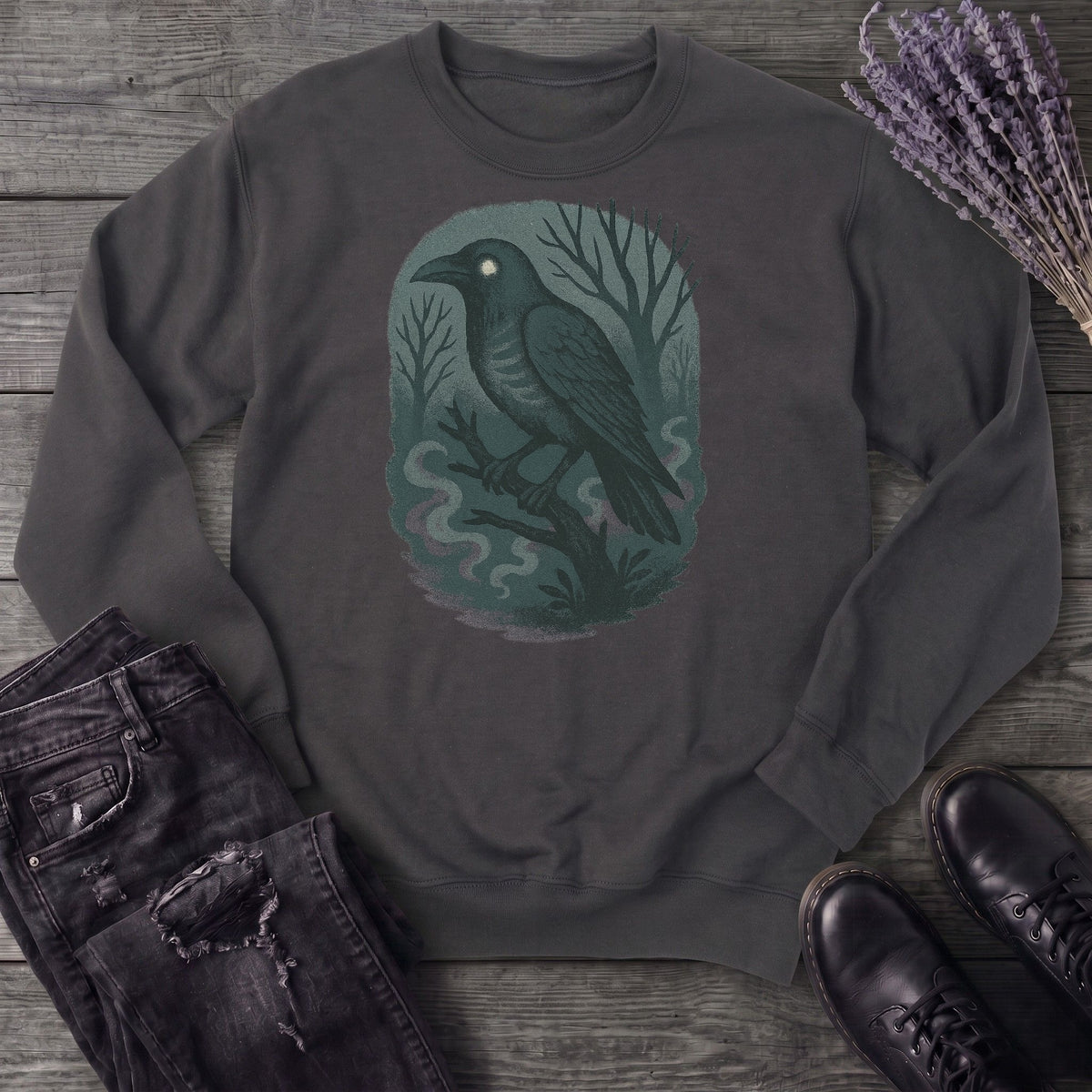 Woodland Spirits Raven Sweatshirt