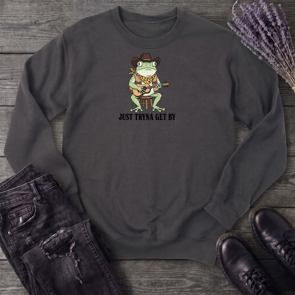 Just Tryna Get By Sweatshirt