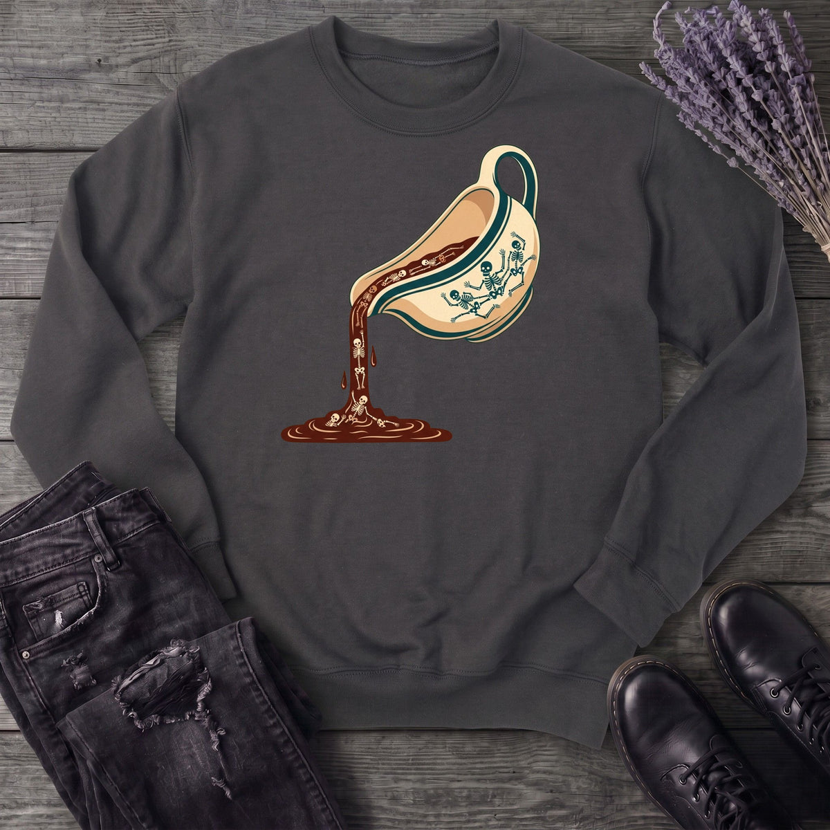 Skeleton Gravy Boat Sweatshirt