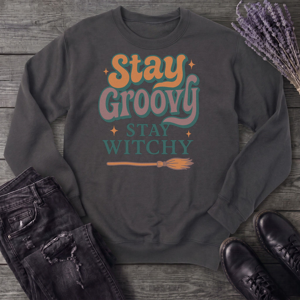 Stay Groovy Stay Witchy Sweatshirt