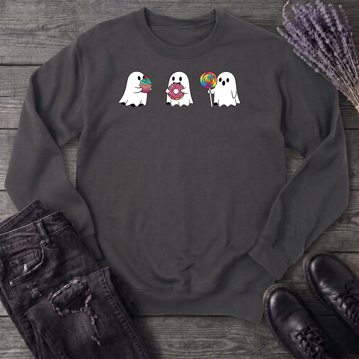 Ghosts Fun Treats Sweatshirt