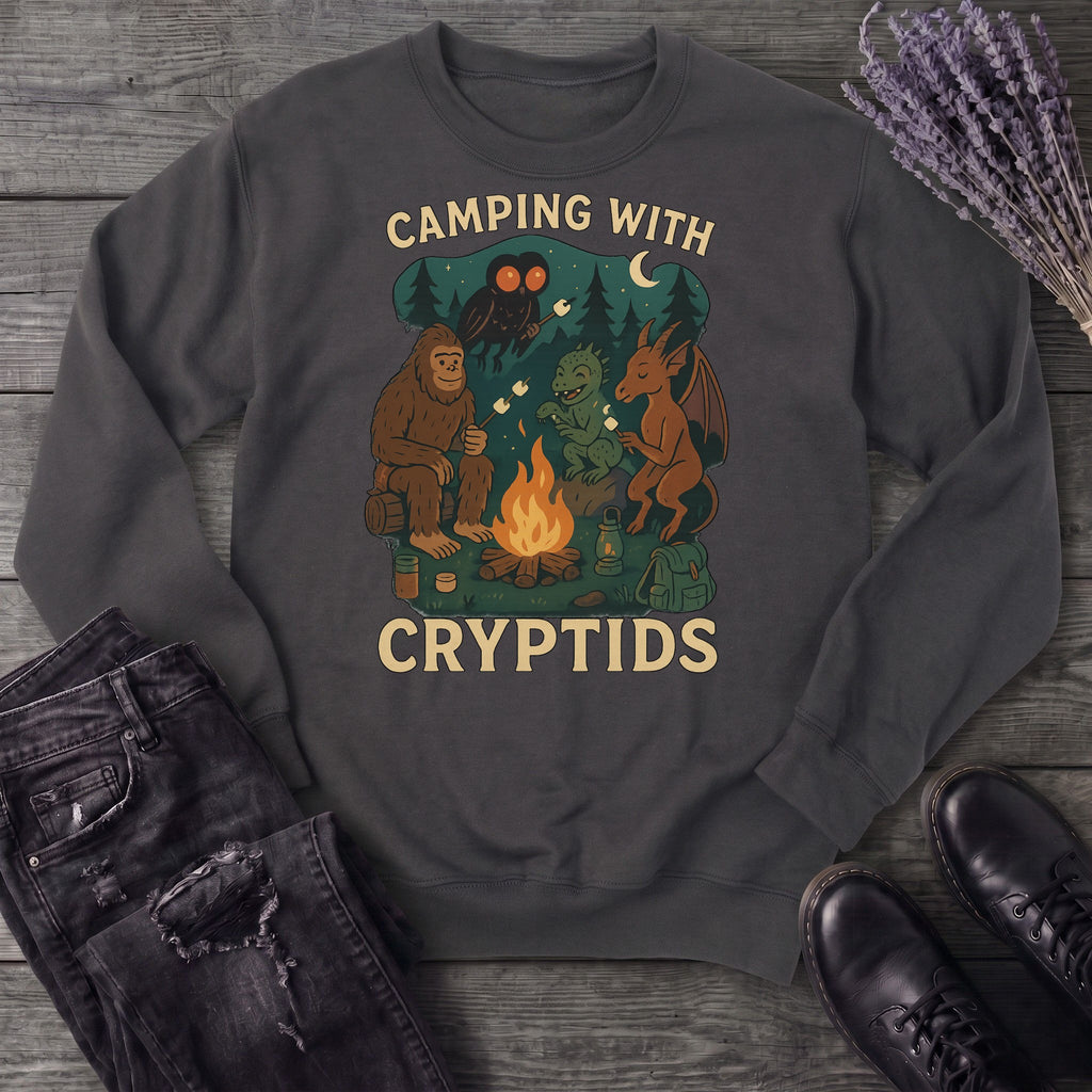 Cryptid Camping Sweatshirt