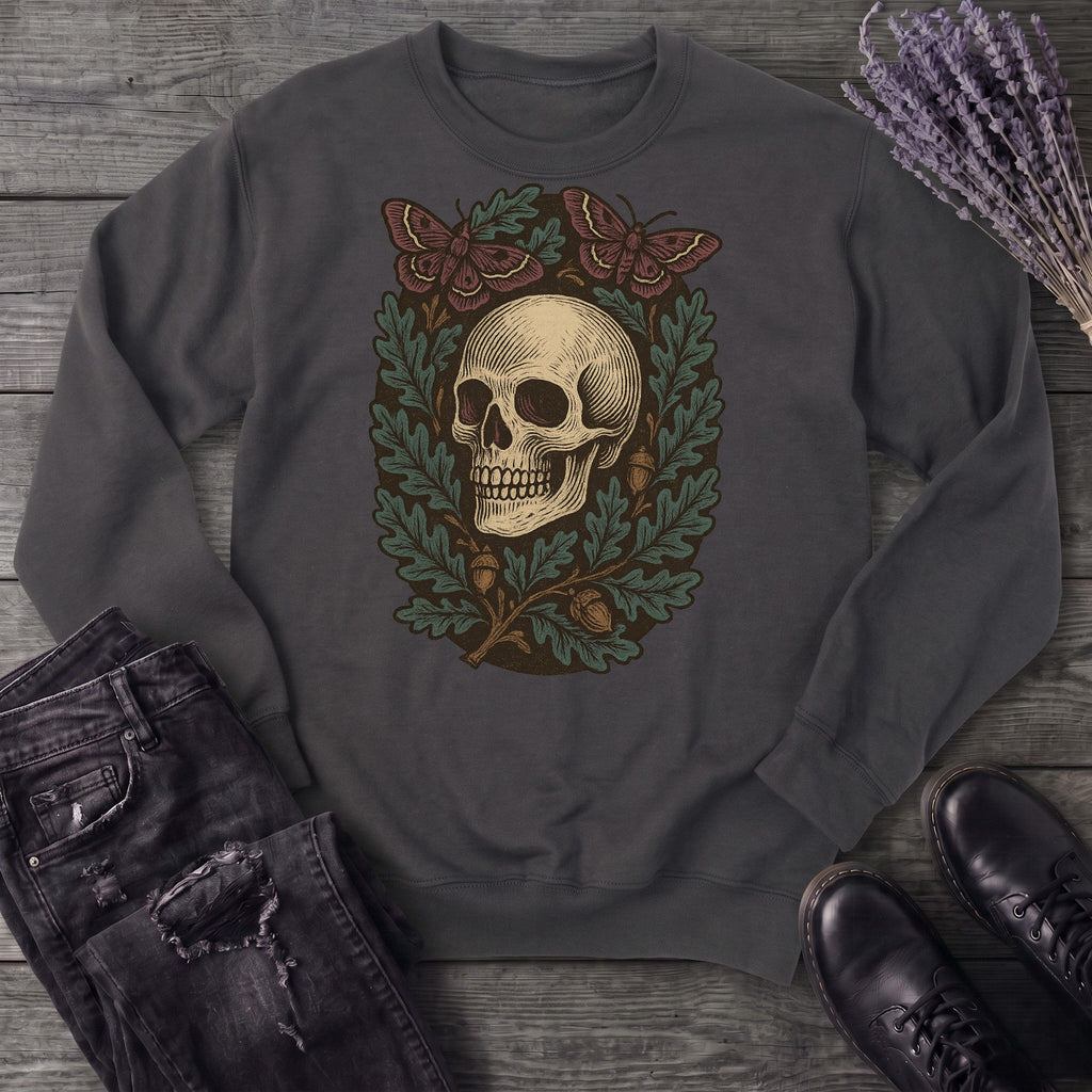 Skull And Moths Sweatshirt