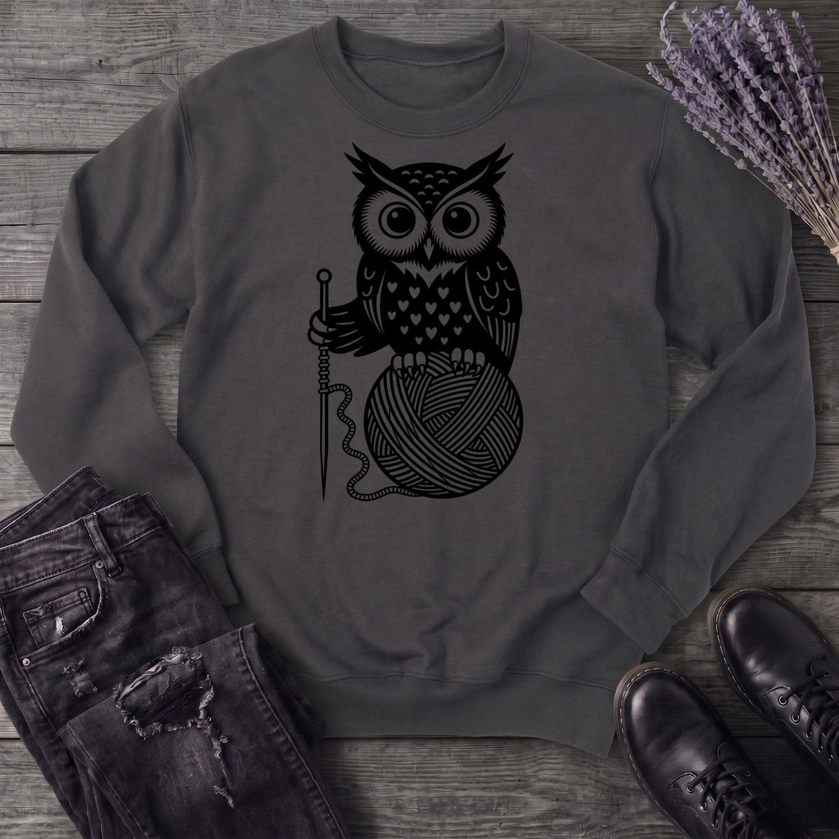 Owl And Yarn Sweatshirt