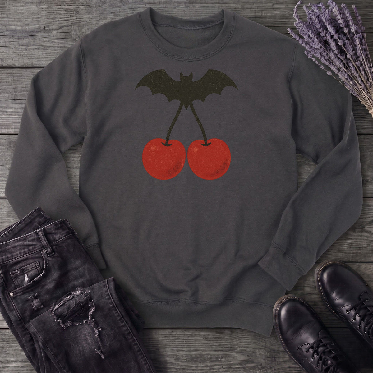 Bat Cherries Sweatshirt