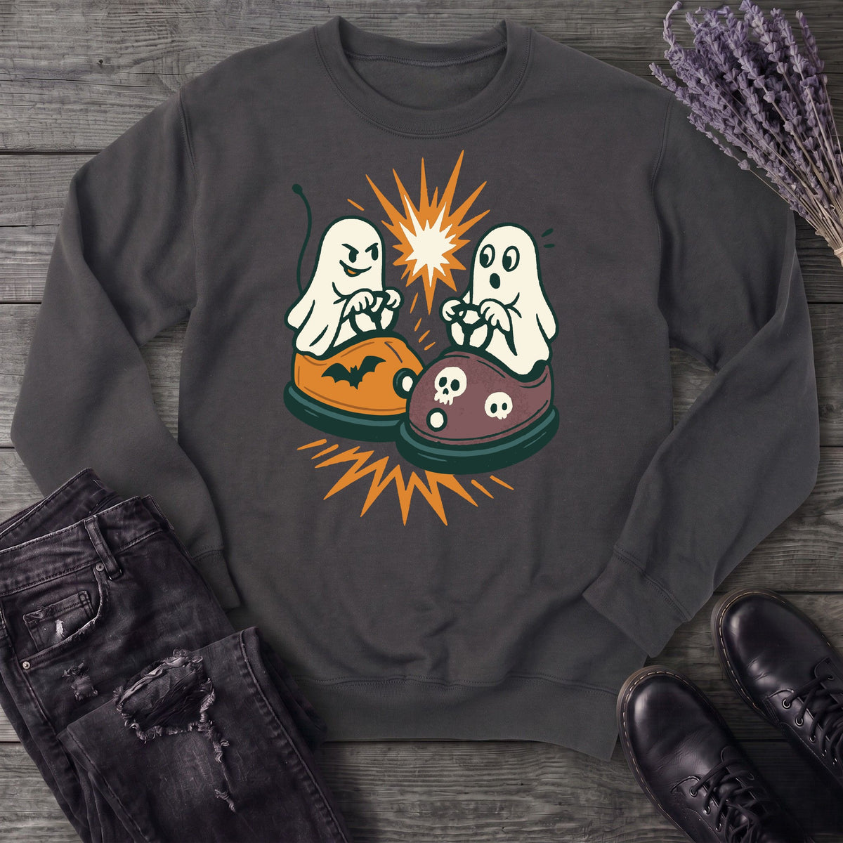 Ghost Bumper Cars Sweatshirt