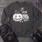 Raccoon And Pumpkin Sweatshirt